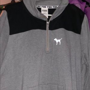 PINK quarter zip up